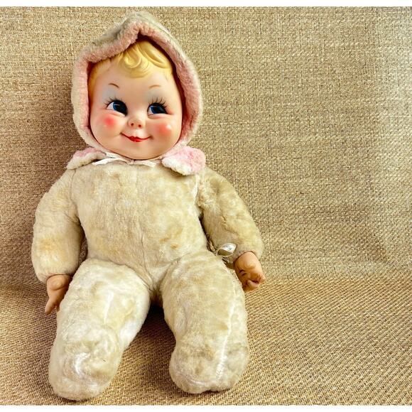 Rushtonラシュトンベビー RUSHTON Antique Rubber Face Bear - B.A.B.Y ~ Cleaning & Vintage